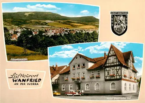 AK / Ansichtskarte  Wanfried Panorama Hotel Pension Wanfrieder Hof Wanfried