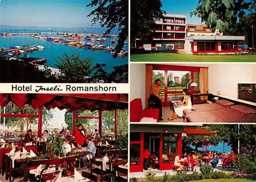 AK / Ansichtskarte  Romanshorn_TG Hotel Restaurant Inseli Hafen Bodensee Romanshorn TG