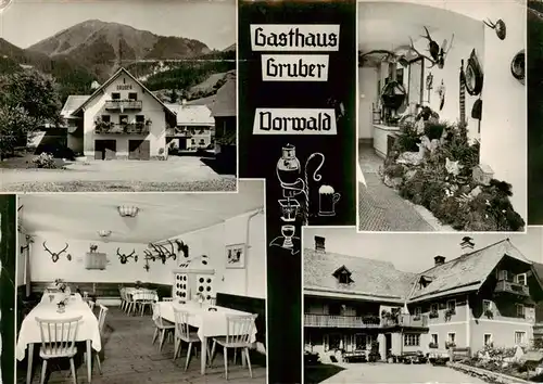 AK / Ansichtskarte  Vorwald Gasthaus Gruber Gastraum Flur Vorwald