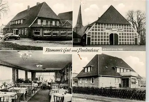 AK / Ansichtskarte  Oldendorf_Stade Neumanns Gast und Pensionhaus Gastraum Gaestehaus Oldendorf_Stade