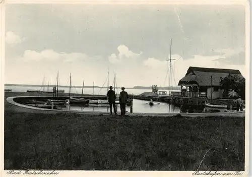 AK / Ansichtskarte  Bad_Zwischenahn Bootshafen am See Bad_Zwischenahn