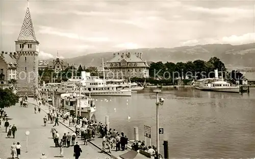 AK / Ansichtskarte  Dampfer_Seitenrad Lindau Bodensee  