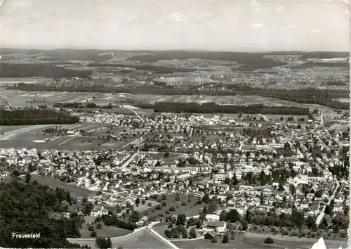AK / Ansichtskarte  Frauenfeld_TG Fliegeraufnahme 
