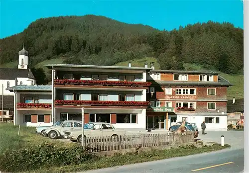 AK / Ansichtskarte  Schoppernau_Vorarlberg Gasthof Pension Krone Schoppernau Vorarlberg