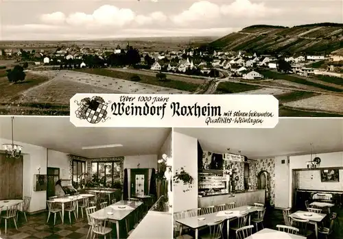 AK / Ansichtskarte 73896993 Roxheim_Bad_Kreuznach Weindorf Roxheim Panorama Gasthaus Hoerning Gastraeume Roxheim_Bad_Kreuznach