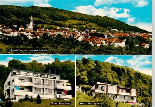 AK / Ansichtskarte 73897006 Gailingen_Singen_BW Panorama Haus Konstanz Haus Leisinger 
