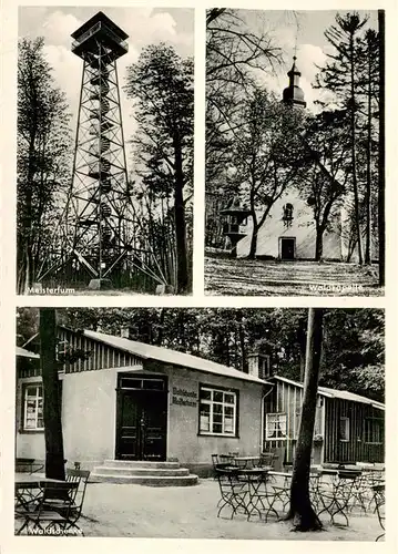 AK / Ansichtskarte  Hofheim_Taunus Meisterturm Waldkapelle Waldschenke Hofheim Taunus