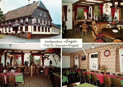 AK / Ansichtskarte 73897047 Brigach Landgasthaus Engel Gastraeume Brigach