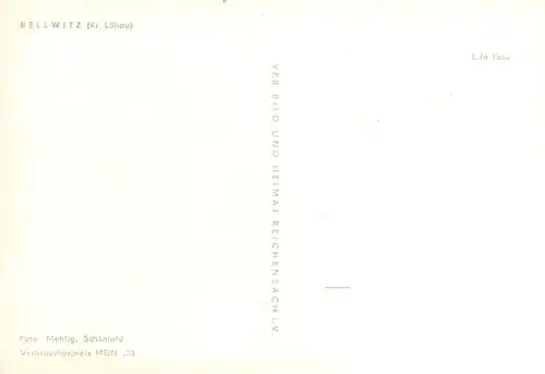 AK / Ansichtskarte  Bellwitz Ortsansicht Bellwitz