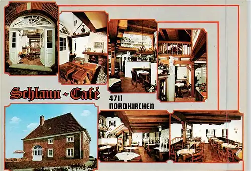 AK / Ansichtskarte  Nordkirchen Schlaun Cafe Gastraeume Nordkirchen