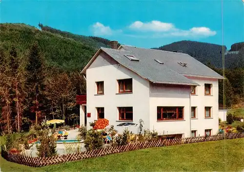 AK / Ansichtskarte  Elleringhausen_Sauerland Pension Haus Schlomberg Elleringhausen_Sauerland