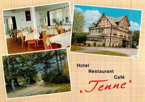 AK / Ansichtskarte 73897137 Tenne_Steinfischbach Hotel Restaurant Cafe Tenne Gaststube Waldpartie 