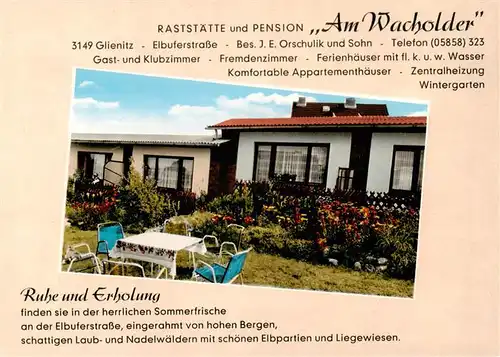 AK / Ansichtskarte  Glienitz_Neu_Darchau Raststaette Pension Am Wacholder 