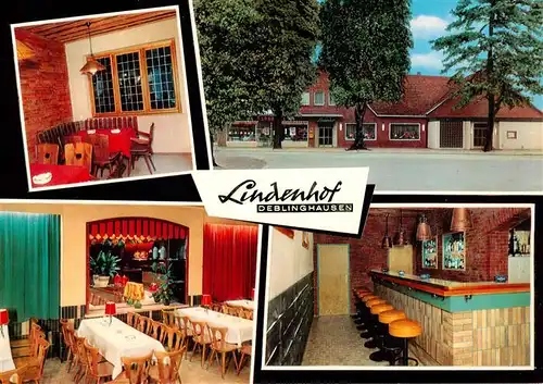 AK / Ansichtskarte 73897152 Deblinghausen Lindenhof Gastraeume Bar Deblinghausen