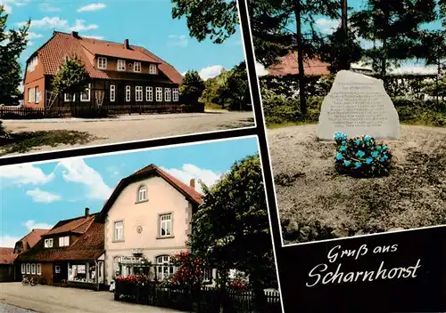 AK / Ansichtskarte  Scharnhorst_Celle Gasthaus zur Post Gedenkstaette Scharnhorst_Celle