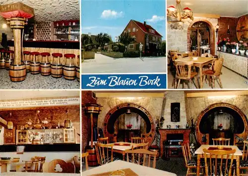 AK / Ansichtskarte  Schellerten Gasthaus Zum Blauen Bock Bar Gastraeume Schellerten