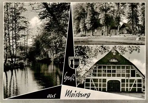 AK / Ansichtskarte  Moisburg Weiher Gasthof Fachwerkhaus Moisburg