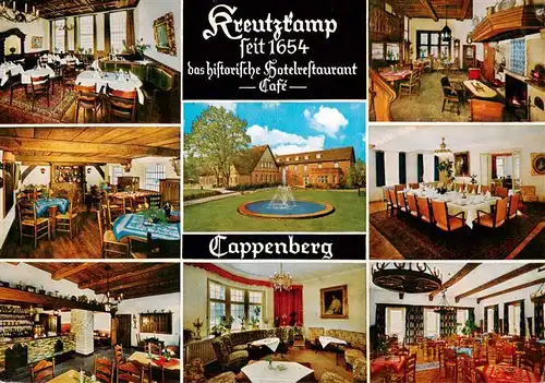 AK / Ansichtskarte 73897186 Cappenberg Hotel Restaurant Cafe Kreutztamp Gastraeume Park Cappenberg