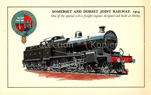 AK / Ansichtskarte 73897245 Eisenbahn_Railway_Chemin_de_Fer Somerset and dorset joint Railway  