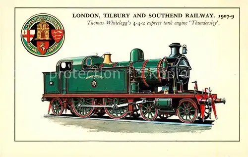 AK / Ansichtskarte  Eisenbahn_Railway_Chemin_de_Fer London Tilbury and Southend 1907-9 