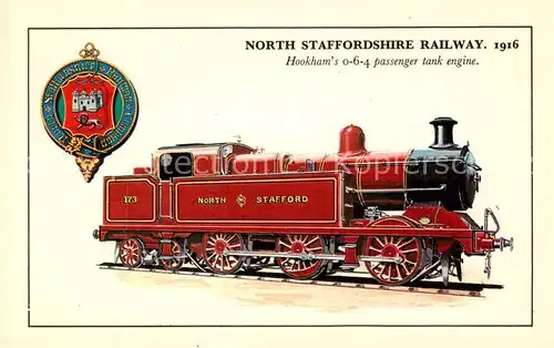 AK / Ansichtskarte 73897255 Eisenbahn_Railway_Chemin_de_Fer North Staffordshire 1916 