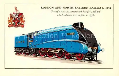 AK / Ansichtskarte 73897257 Eisenbahn_Railway_Chemin_de_Fer London North Eastern 1935 