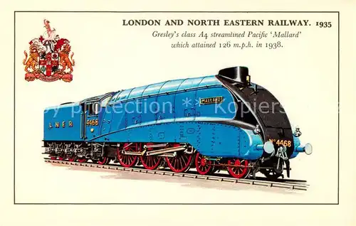 AK / Ansichtskarte  Eisenbahn_Railway_Chemin_de_Fer London North Eastern 1935 