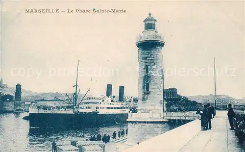 AK / Ansichtskarte  Leuchtturm_Lighthouse_Faro_Phare Marseille Phare Sainte Mavie 