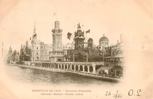 AK / Ansichtskarte  Exposition_Universelle_Paris_1900 Pavillon Entrangers 