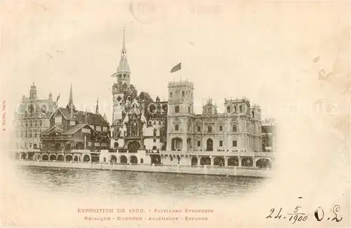 AK / Ansichtskarte  Exposition_Universelle_Paris_1900 Pavillon Etrangers 