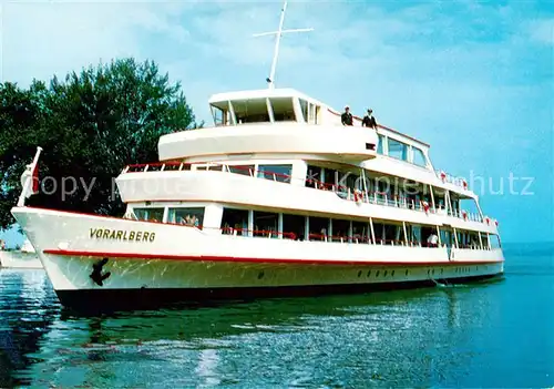 AK / Ansichtskarte  Dampfer_Binnenschifffahrt Vorarlberg  