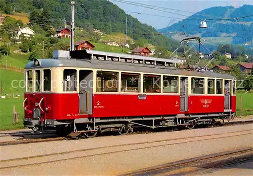 AK / Ansichtskarte  Eisenbahn_Railway_Chemin_de_Fer ABDe 4/4 104 Vevey 