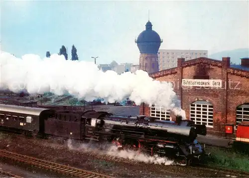 AK / Ansichtskarte  Lokomotive Lok 032059 vor D 1000 Gera Leipzig Berlin  