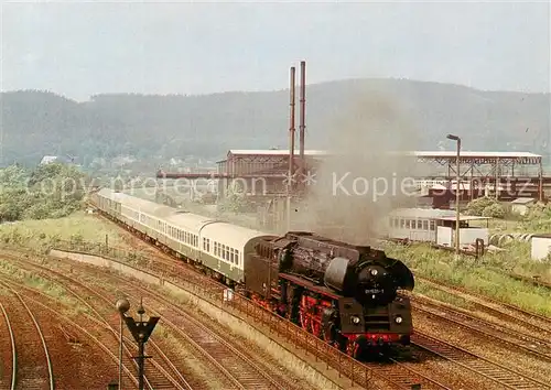 AK / Ansichtskarte  Lokomotive Lok 011531 mit P 8017 Saalfeld  