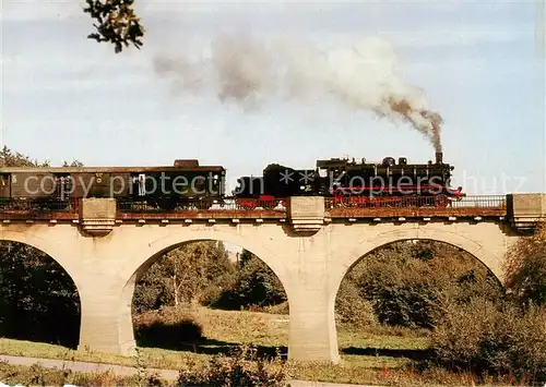 AK / Ansichtskarte 73897397 Lokomotive Lok 38205 Sonderzug Zeulenroda 