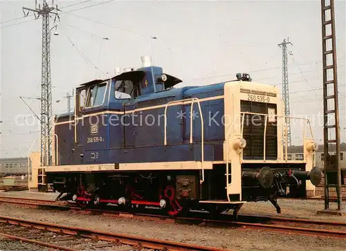 AK / Ansichtskarte  Lokomotive Brennkraftrangierlokomotive DB 260 535-0 