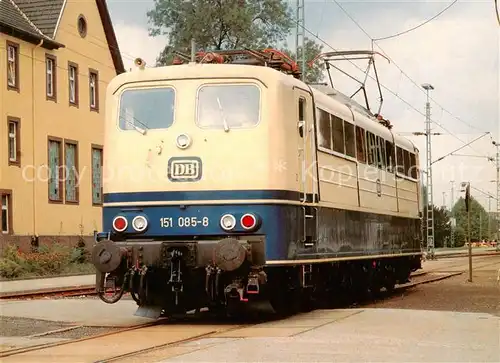 AK / Ansichtskarte  Eisenbahn_Railway_Chemin_de_Fer Elektrischer Gueterzugdienst DB 151 085-8 