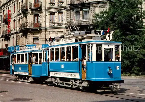 AK / Ansichtskarte  Strassenbahn_Tramway-- Zuerich VBZ TMZ 