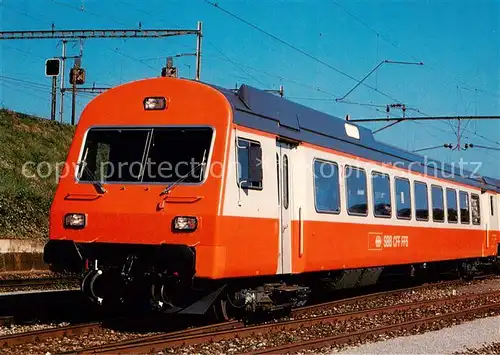 AK / Ansichtskarte 73897450 Eisenbahn_Railway_Chemin_de_Fer SBB Swiss Express Pendelzug 