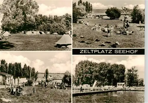 AK / Ansichtskarte 73897456 Seehof_Schwerin Zeltplatz am See Seehof Schwerin