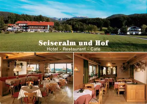 AK / Ansichtskarte 73897475 Bernau_Chiemsee Seiseralm und Hof Hotel Restaurant Café Bernau Chiemsee