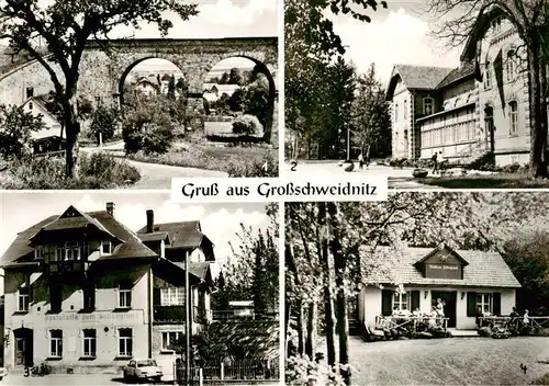 AK / Ansichtskarte  Grossschweidnitz_Gross-Schweidnitz_Loebau Teilansicht Kulturhaus Konsum-Gaststaette Hoellengrund Waldhaus im Hoellengrundtal 