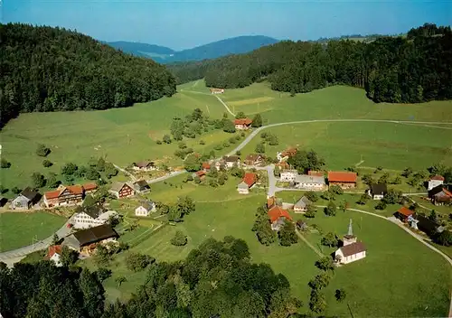 AK / Ansichtskarte  Tufertschwil_Luetisburg Gasthaus Roessli Fliegeraufnahme Tufertschwil Luetisburg