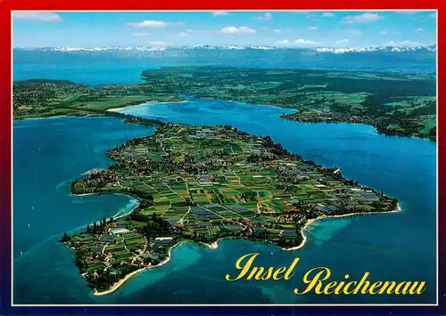 AK / Ansichtskarte  Insel_Reichenau_Bodensee Fliegeraufnahme 