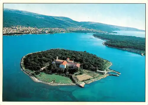 AK / Ansichtskarte 73897575 Kosljun_Otok_Croatia Franjevacki samostan Fliegeraufnahme 