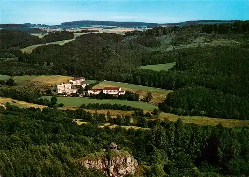 AK / Ansichtskarte  Neukirchen_Knuellgebirge Fliegeraufnahme Waldsanatorium Urbachtal Neukirchen Knuellgebirge