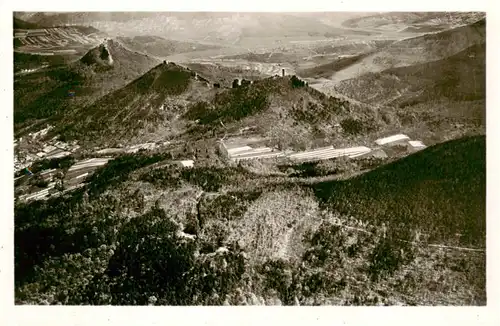 AK / Ansichtskarte  Annweiler_Trifels Burgdreifaltigkeit Fliegeraufnahme Annweiler_Trifels