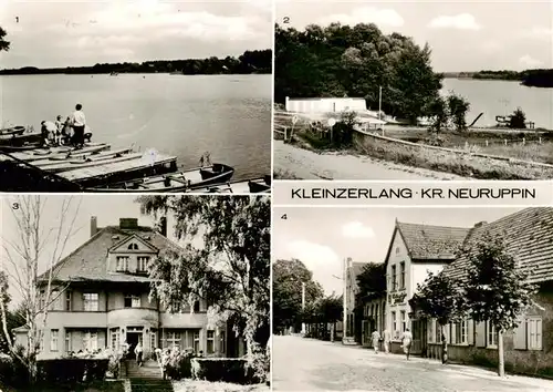 AK / Ansichtskarte  Kleinzerlang_Rheinsberg Am kleinen Poelitzsee FDGB Cafe Poelitzsee FDGB Erholungsheim Frieden 