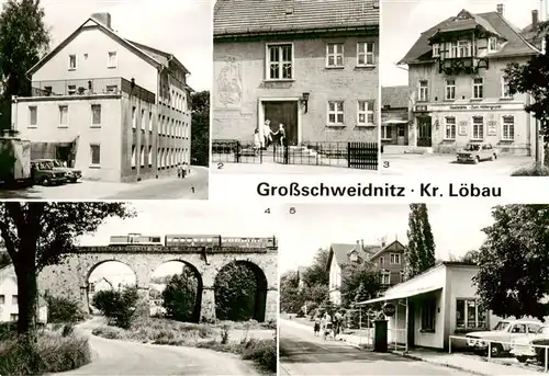 AK / Ansichtskarte  Grossschweidnitz_Gross-Schweidnitz_Loebau Fachkrankenhaus Teilansichten Viadukt 