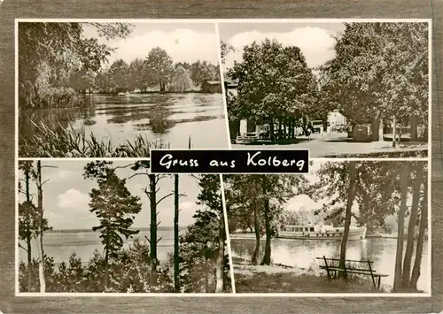 AK / Ansichtskarte  Kolberg_Wolziger_See Seepartien  Kolberg_Wolziger_See